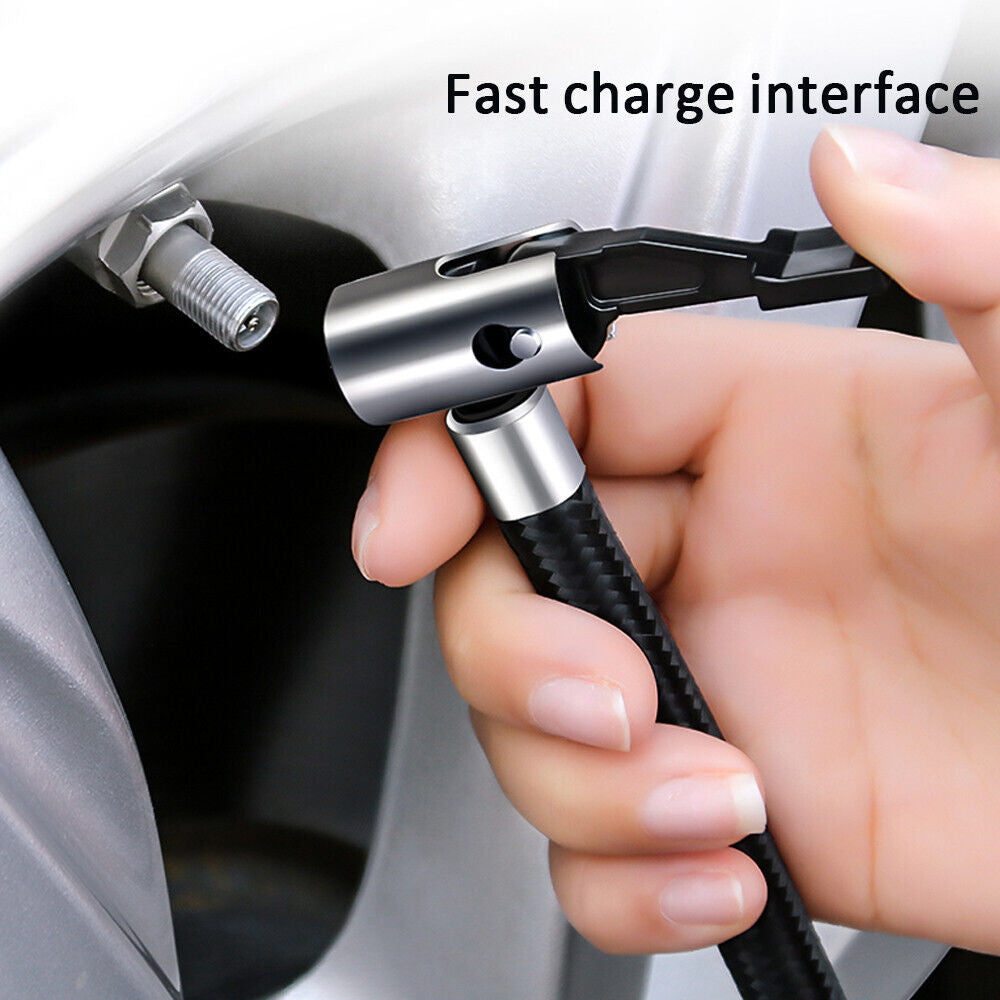 Drive with Confidence: Portable 12V Electric Tire Inflator - 150 PSI Car Air Pump Compressor for On-the-Go Assurance