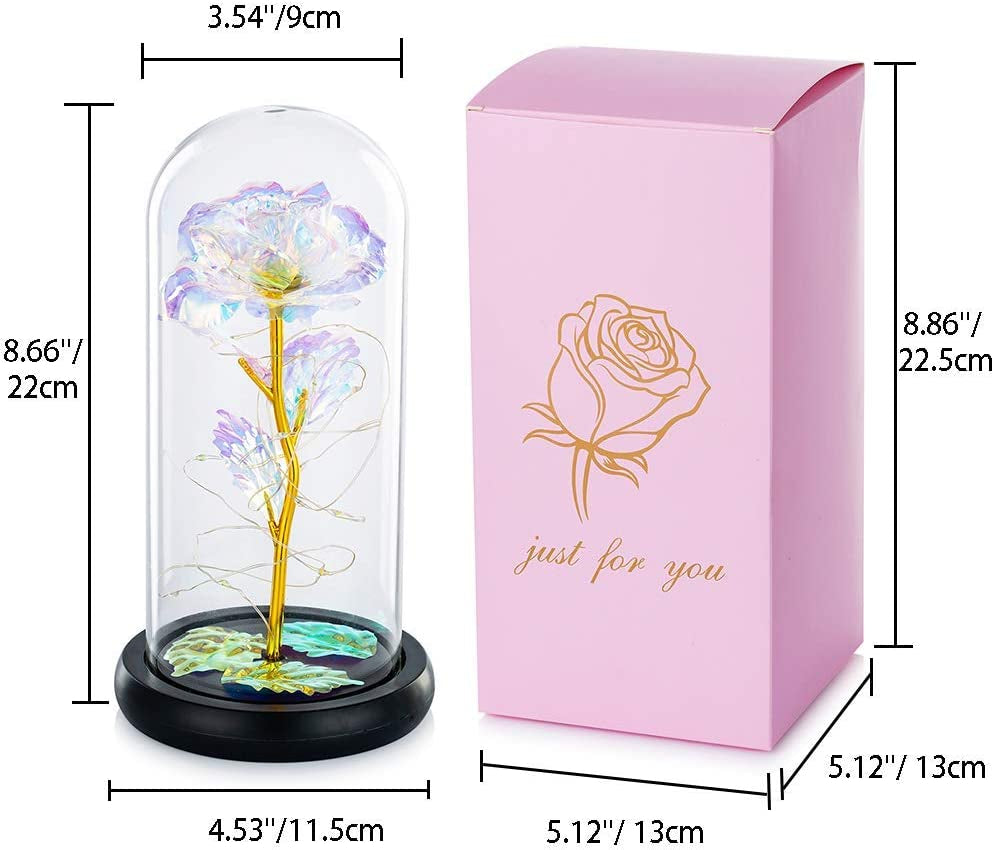 Enchanted Galaxy Rose: Eternal Beauty for Mother's Day  or  Women gift