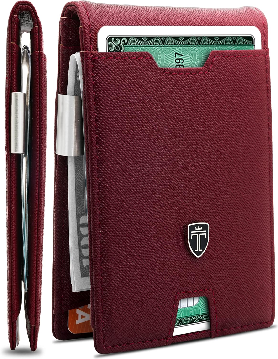 SleekGuard AUSTIN: Elevate Your Everyday with RFID-Blocking Slim Wallet & Money Clip – Stylish Security in a Gift-Ready Box