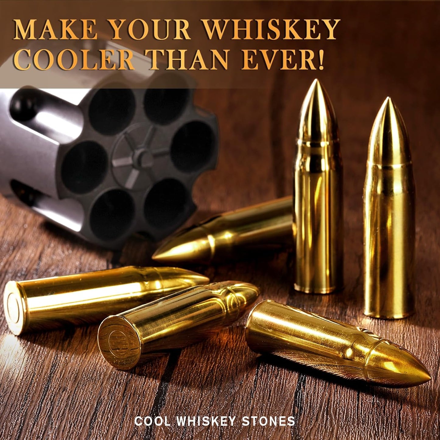 "Cheers to Love: Unique Whiskey bullet Stones Set – Perfect Gifts for Him, Dad, and Boyfriend on Valentines, Anniversaries, and Birthdays! 