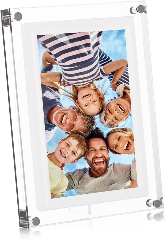 Enhance Your Memories with our 7 Inch Acrylic Digital Picture Frame - Store, Display, and Share Your Precious Moments!